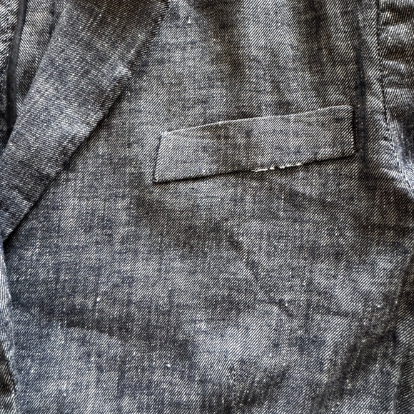 Theory -Linworth B Tierra Wash Jacket, Deep Denim medium 10 - Picture 15 of 15
